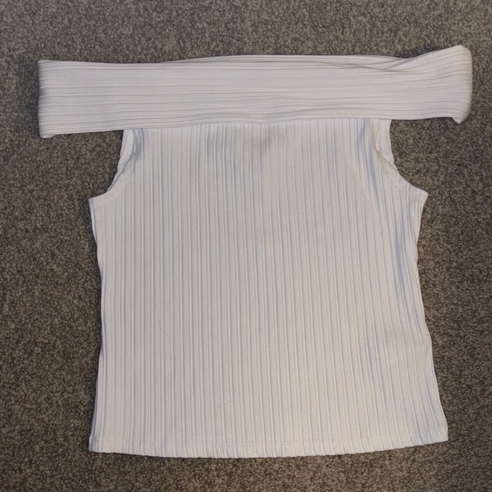 NWT Madewell Off-Shoulder White Blouse